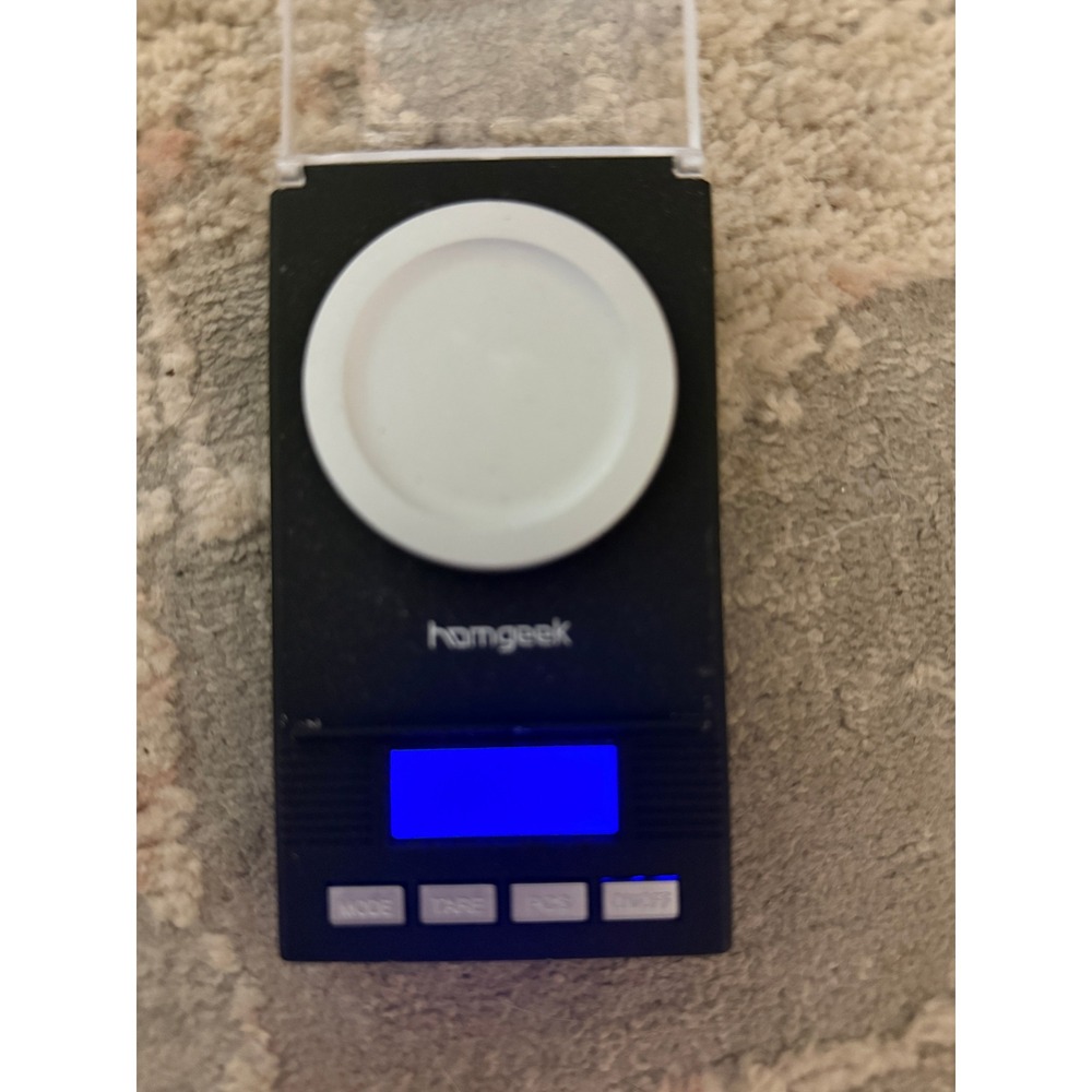 Homgeek Digital Pocket Scale 50g 0.001g Precision No Batteries‎